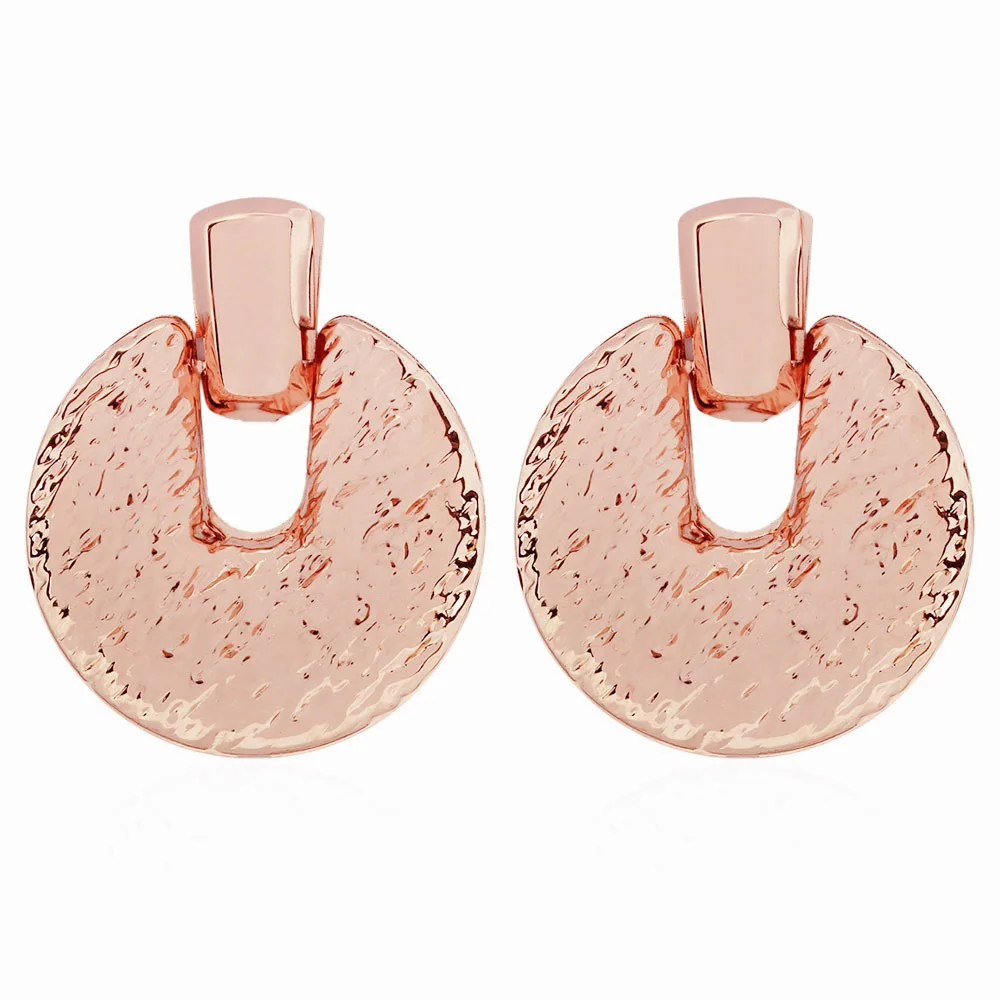 Geometric Vintage Earrings for women gold color big earrings 2018 fashion jewelry statement earings modern trendy jewellry gift | Украшения