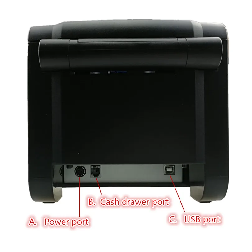 Принтер для печати этикеток чеков штрих кодов QR код принтер небольших билетов