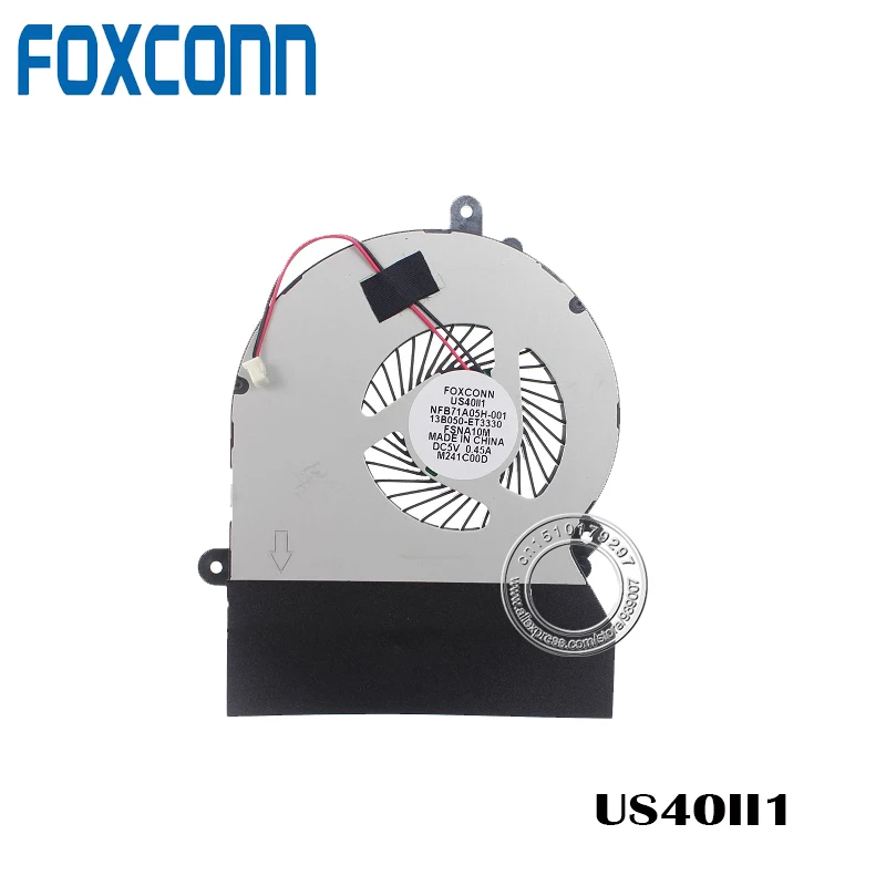 Новый оригинальный вентилятор охлаждения для ноутбука Foxconn US40II1 NFB71A05H 001| |