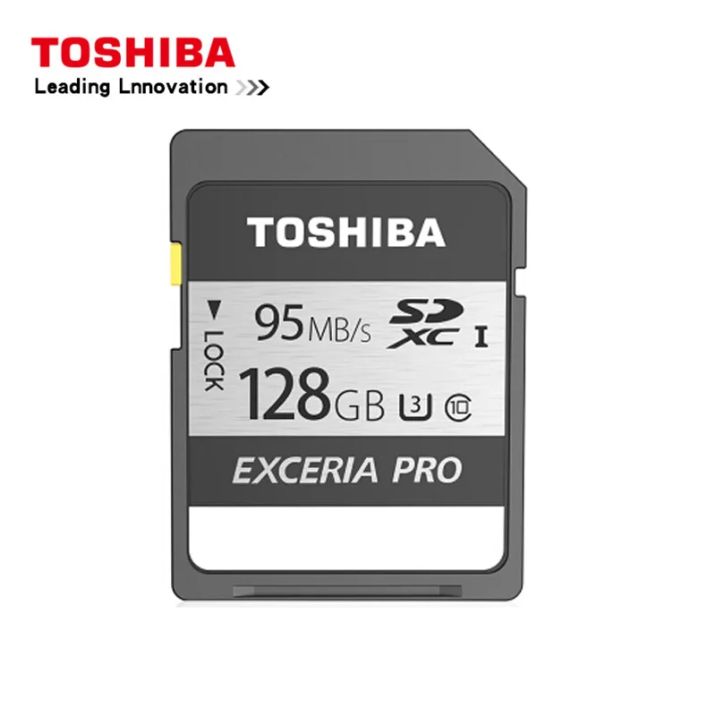 Карта памяти Toshiba высокоскоростная карта SD 32 ГБ/64 Гб/128 ГБ камера 4K SDXC U3 цифровая