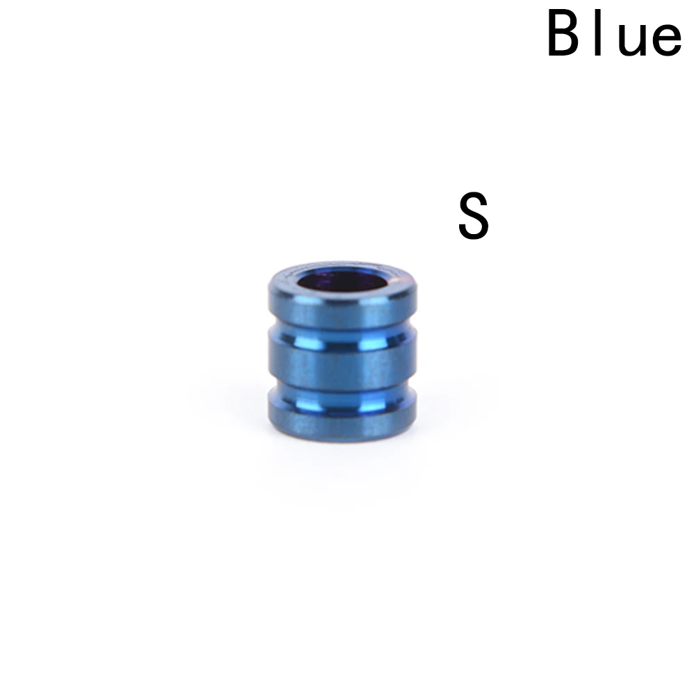 S Blue Титановый нож из титанового сплава бисер Паракорд трубка нож шнур веревка парашют для игр на свежем воздухе шнур гаджет EDC мульти инструменты - Цвет: S Blue