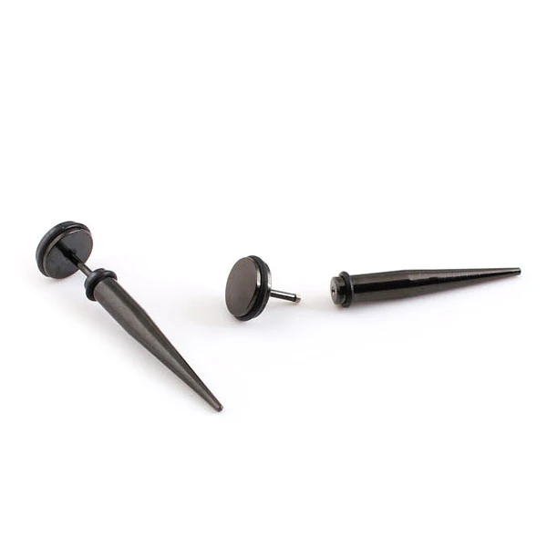 6 мм хит продаж модные в стиле рок Панк Хип-хоп титановые круглые черные стальные