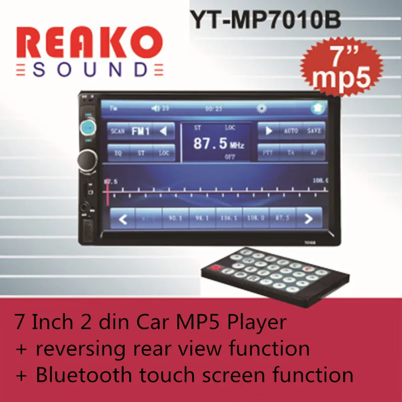 HD " 2 din Автомобильная магнитола Сенсорный экран автомобильное аудио Bluetooth usb зеркало заднего вида mp5 multimidio плеер 7018b