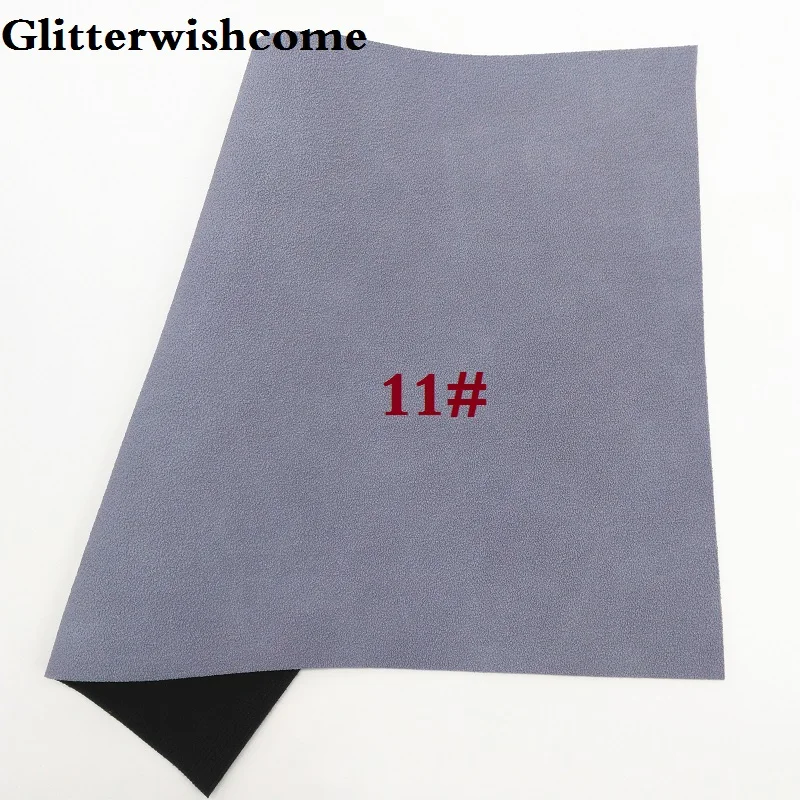 Glitterwishcome 21X29 см A4 размер винил для бантов замша кожа Fabirc искусственная кожа листы для бантов, GM187A