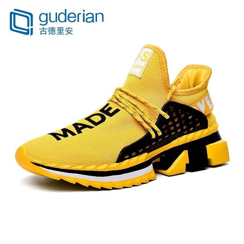 GUDERIAN 2021 Mens Shoes Casual Chunky Sneakers Men Fashion Trainers Breathable Vulcanized Zapatillas De Hombre | Обувь