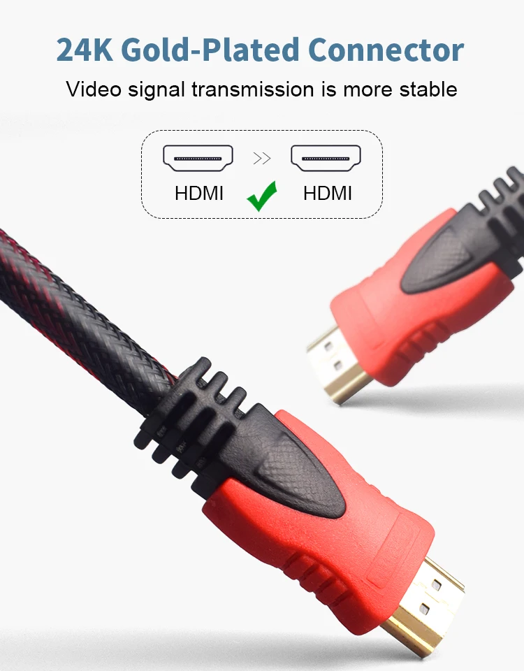 Высокоскоростной hdmi-кабель HDMI к HDMI 1,5 M/1,8 M/3 M/5 M/10 M/20 M позолоченный для Playstation 4 PS4 PS3 Xbox для Nintendo Switch tv Box