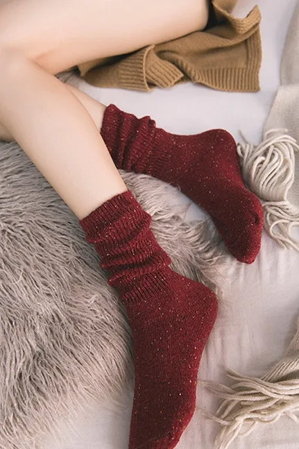 Однотонные Хлопковые женские повседневные носки до колена | Женская одежда