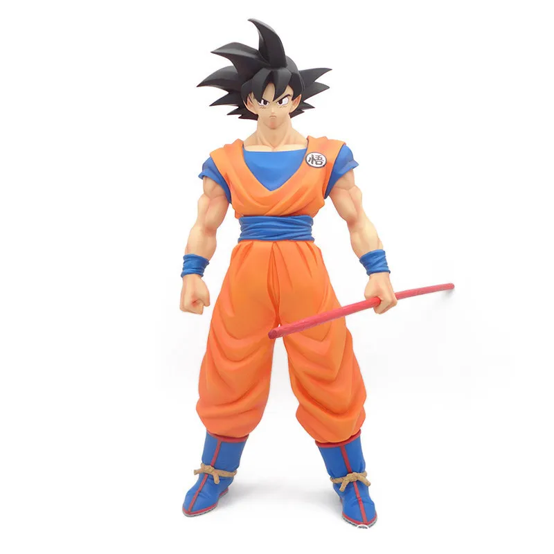 43 см аниме Dragon Ball Z Son Goku Saiyan Giant Goku Виниловая фигурка Коллекционная модель игрушки 17 дюймов коробка Q536