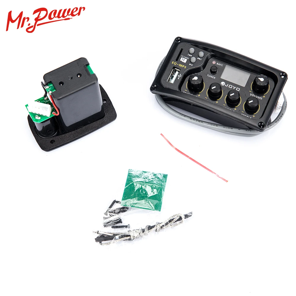 JOYO, EQ-MP3, акустическая гитара, MP3, эквалайзер, музыка, громкость, бас, средние высокие частоты, 3 полосы, Captador, новинка 150 C