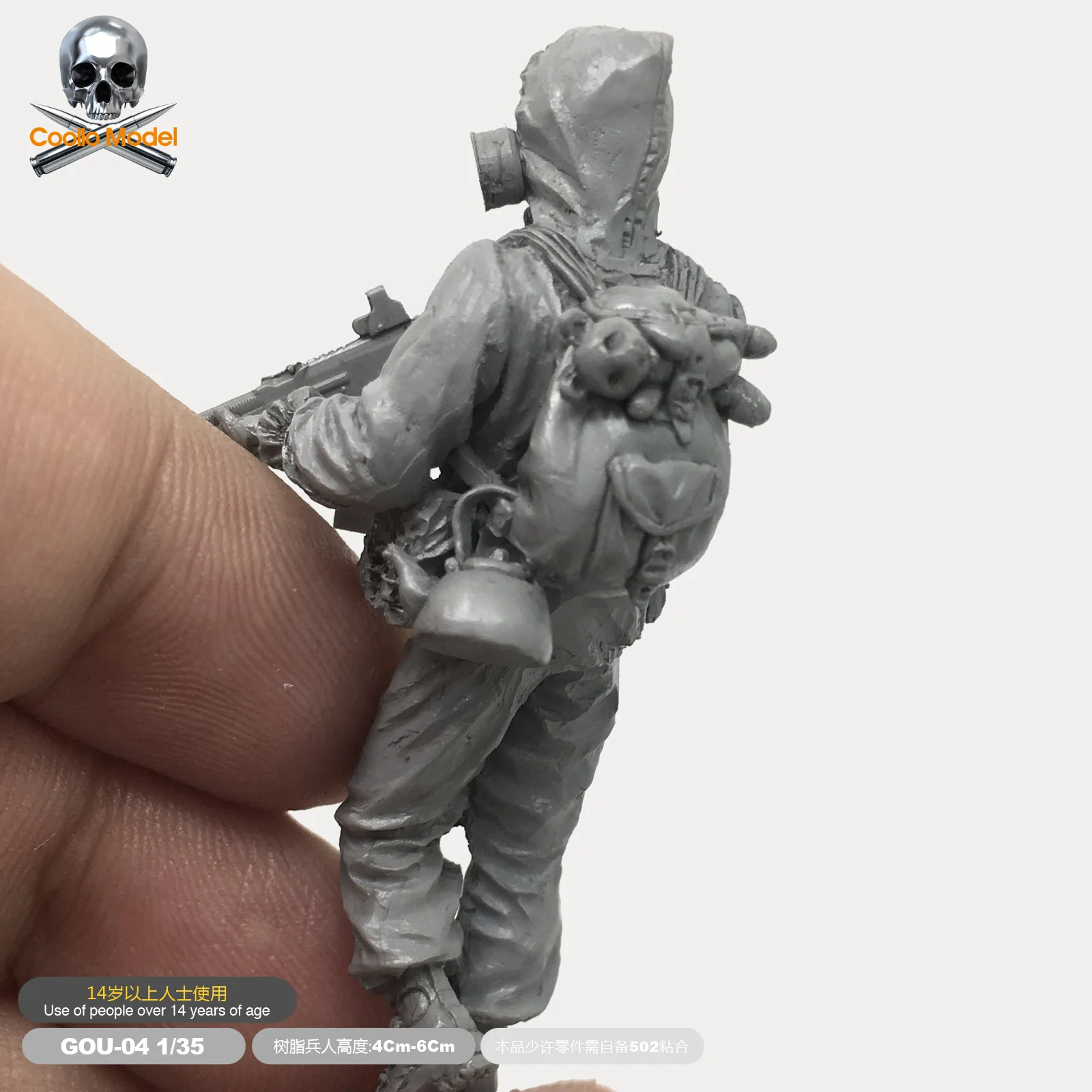 1/35 Российский спецназ Биохимический Солдат Gout-04 | Игрушки и хобби