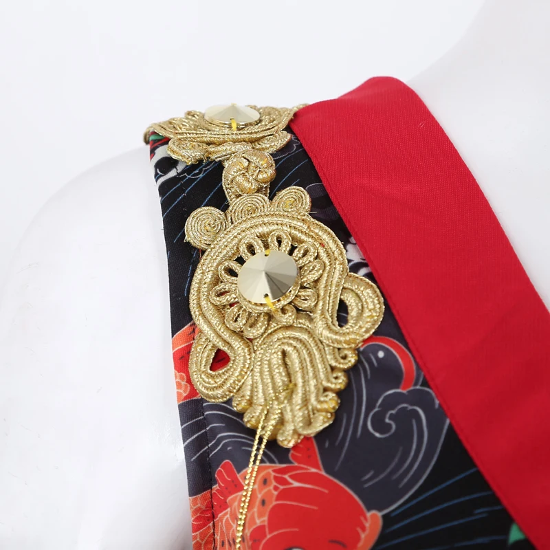 Новые пикантные танцевальный барный DS костюмы cheongsam клуб Сингер косплей одежда в стиле кимоно для леди