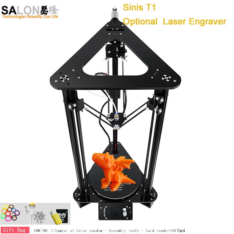 DIY легко собрать комплект T1/Z1 металлический 3d принтер высокой точности Reprap i3 с
