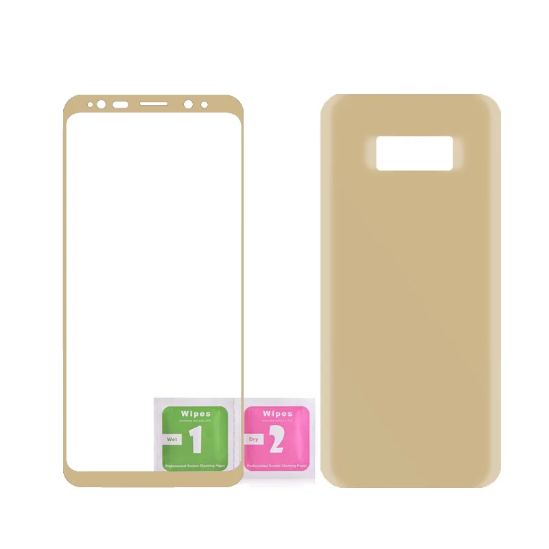 3D Передняя и задняя мягкая пленка протектор экрана для samsung Galaxy S10 plus S9 S8 S7 S6 край