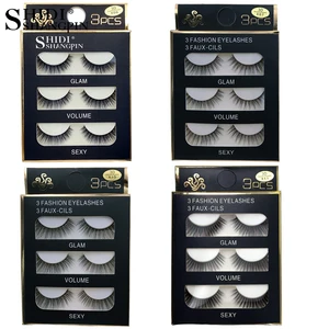 SHIDISHANGPIN 3d норковые ресницы, натуральные длинные искусственные норковые ресницы ручной работы, полная полоса, искусственные ресницы