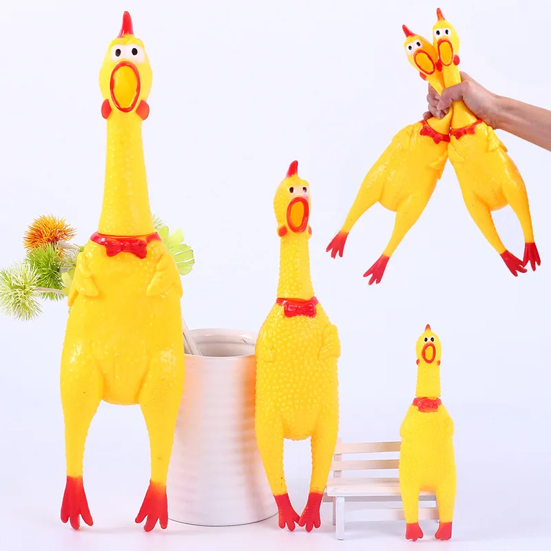 32 см, 17 см, кричащая курица, сжимающая звук, игрушка для домашних животных, игрушка для собак, игрушки для прокалывания, инструмент для декомпрессии, забавные гаджеты