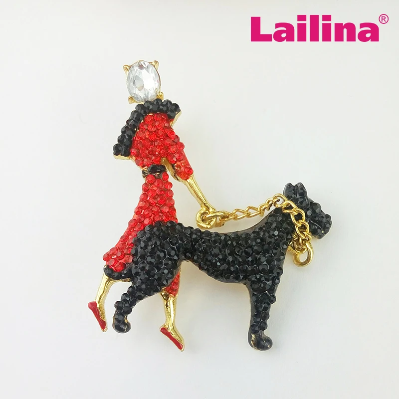 Модное Новое поступление на заказ 50 мм ошейник Скотти собака и красный с черным