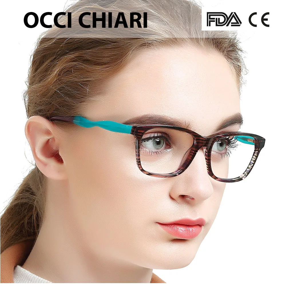 OCCI CHIARI итальянский дизайн Брендовые очки на высоком каблуке с декоративными