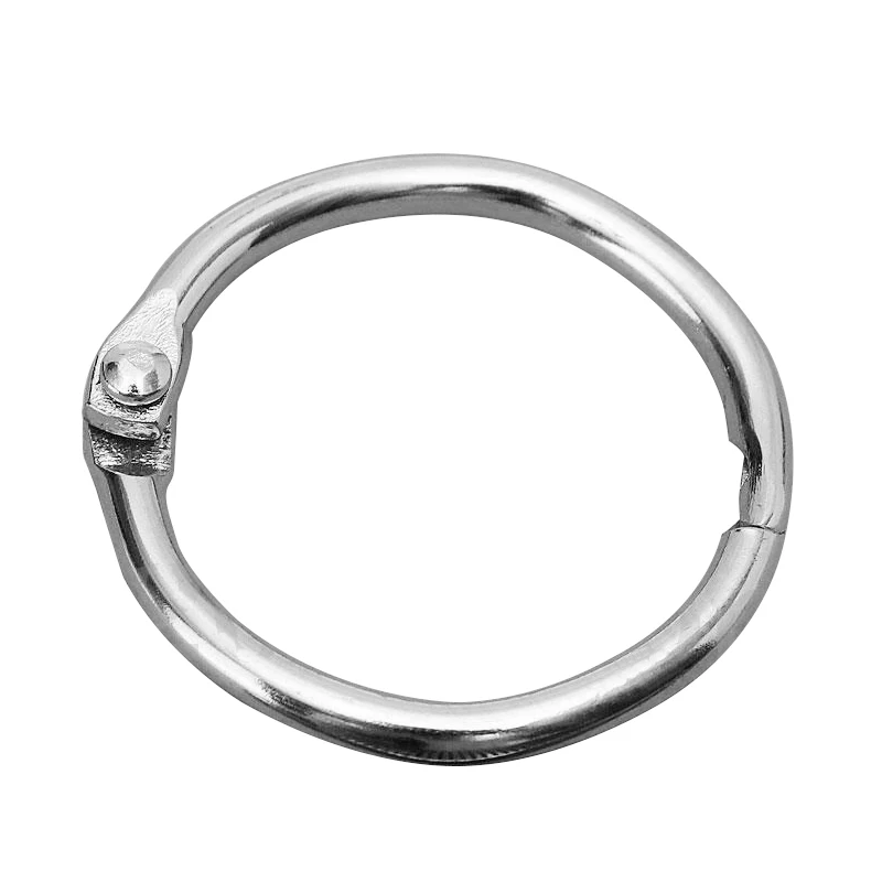 25X20mm Perfect-10 шарнирных колец металлические связывающие поделки Сплит петли для скрапбукинга фотоальбома карты - Цвет: 25X20mm