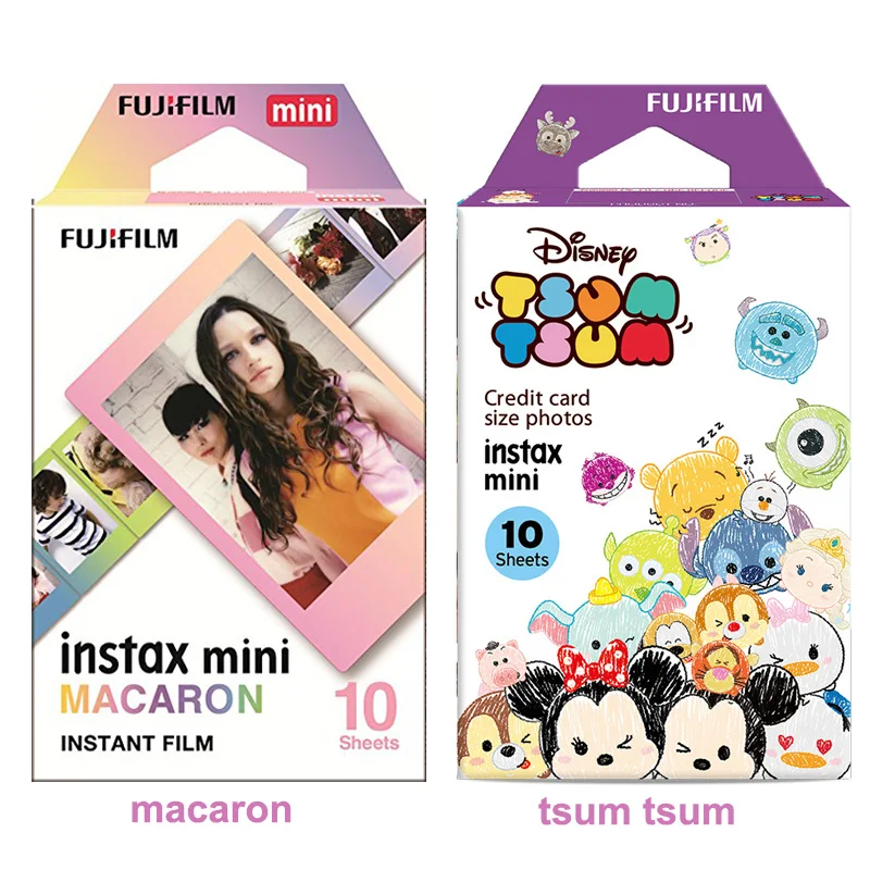 Фотобумага Fujifilm Instax Mini Instant Film Macaron & Tsum 20 листов для камеры 8 9 7s 7c 70 90 25 Share SP 1 2|instax mini