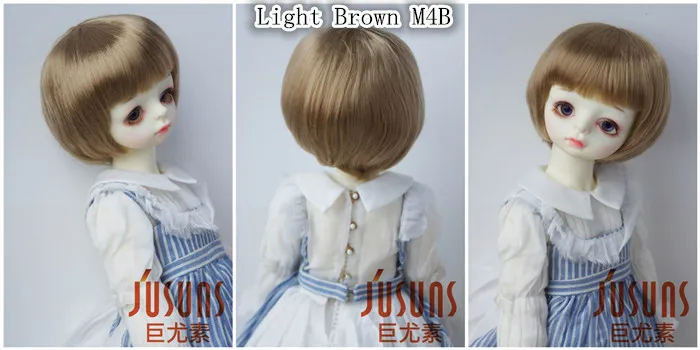 JD019 1/6 1/4 1/3 популярный мальчик короткий срез BJD кукольные парики Размер 6-7 дюймов 7-8 дюймов 8-9 дюймов 9-10 дюймов синтетический мохер кукольные волосы