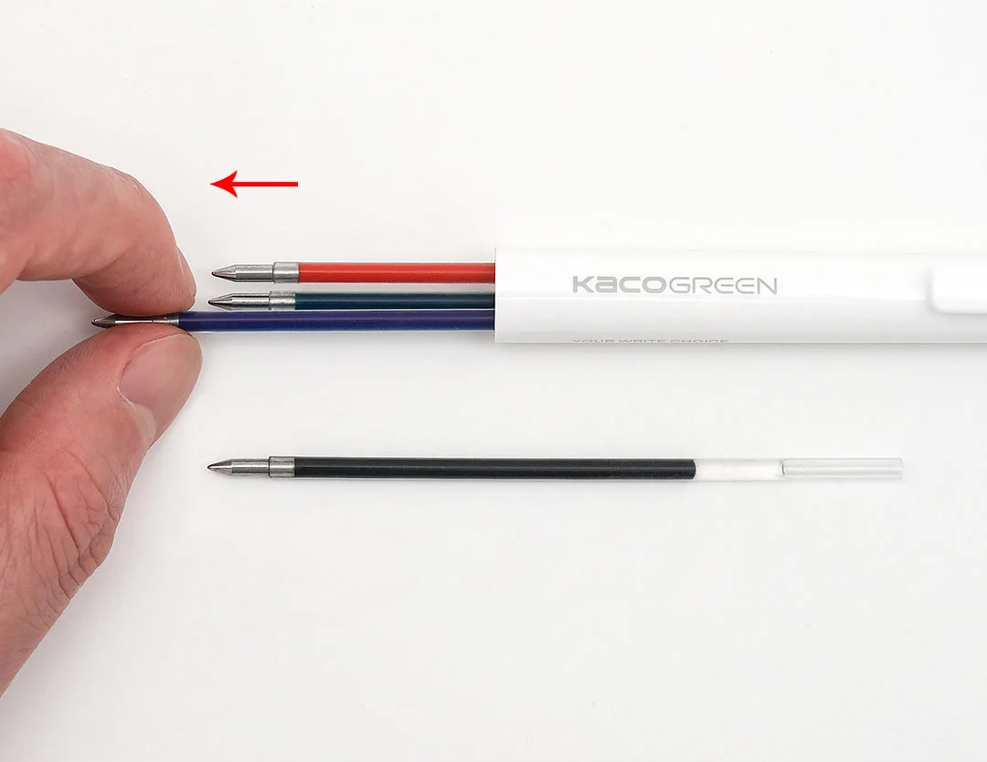 Xiaomi KACO EASY 4 в 1 многофункциональная ручка 0,5 мм черный синий красный зеленый стержень сменный гелевый ручка для офиса и школы