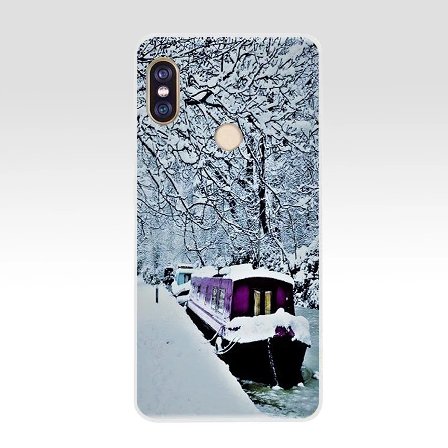 23 77SD Мягкий силиконовый чехол для телефона из ТПУ с новогодней елкой для xiaomi redmi 6 Pro 6A note 5 6 Pro mi 8 lite - Цвет: 23