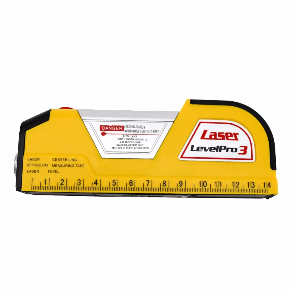 8 футов/250 см лазерный уровень Горизонтальный Вертикальный измерительный