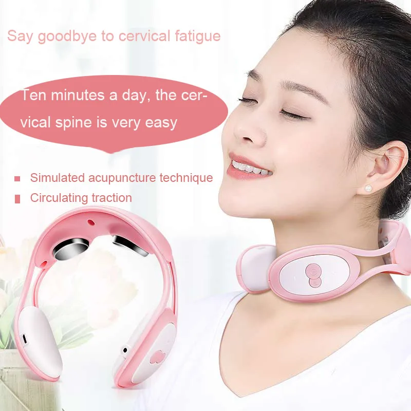 Массажер для шейного отдела плеч и шеи разминающий домашний инструмент горячий