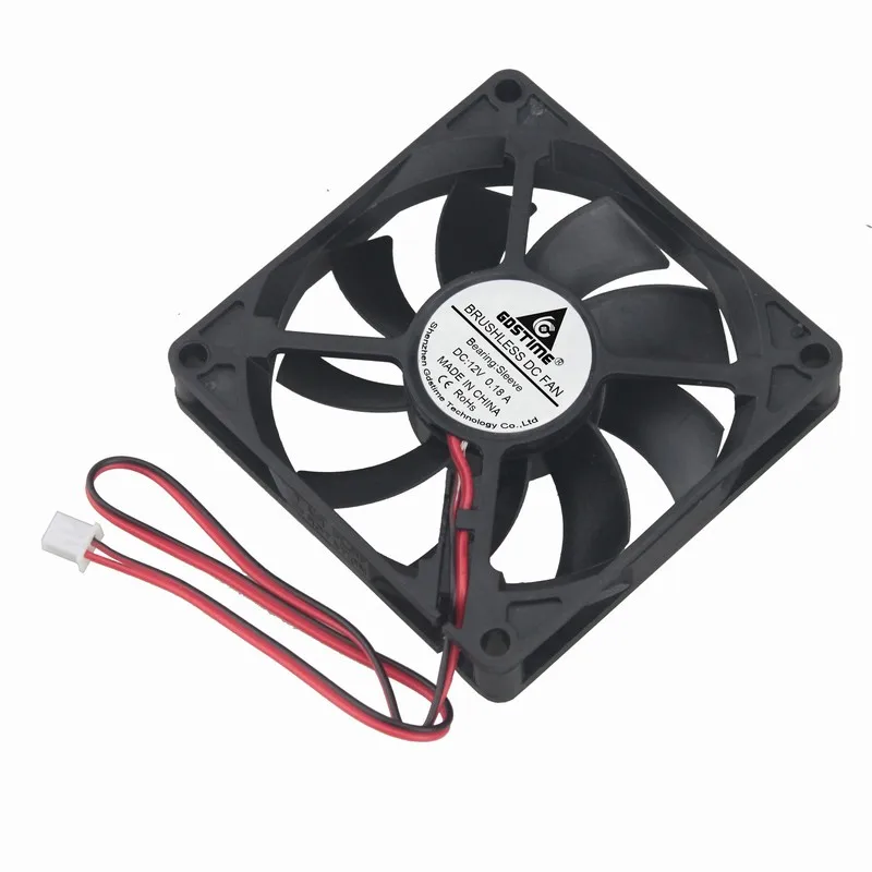 1 шт. Gdstime DC 12 В 2Pin Разъем 80 мм x 15 80x80x15 8 см Бесщеточный Охлаждающий двигатель