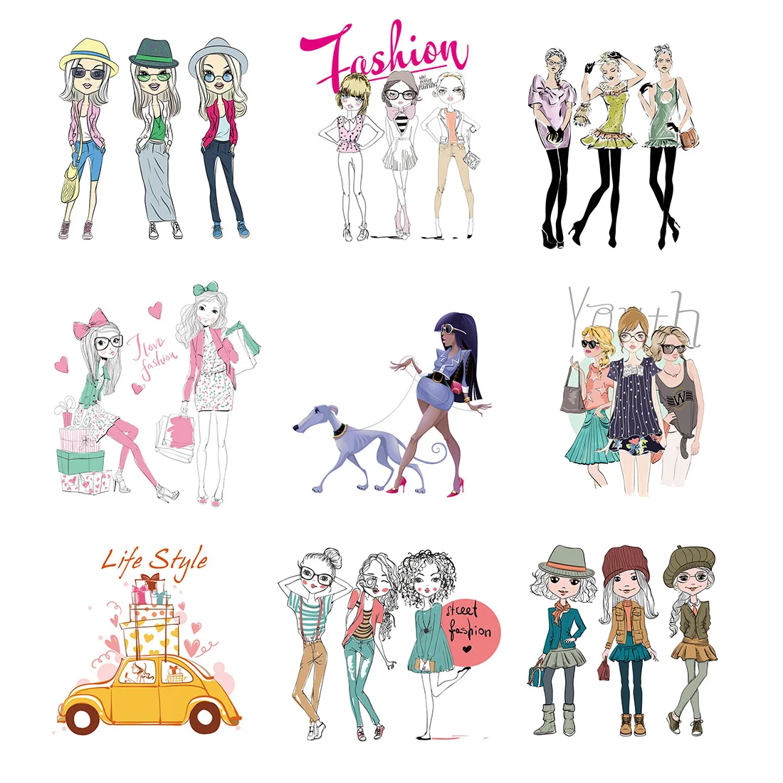 Модный стикер с аппликацией футболка одежда сделай сам утюжок для перекачки