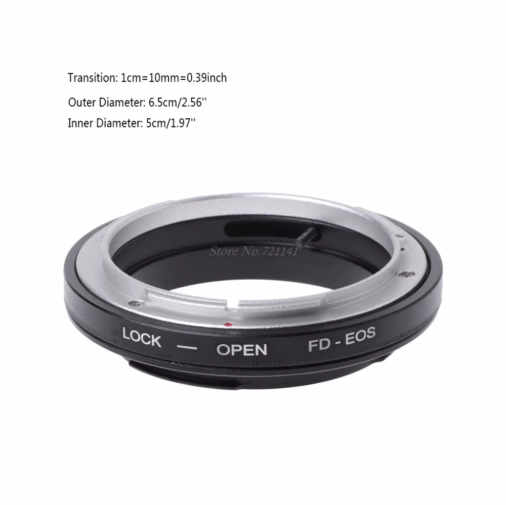 

FD Mount Adapter Ring For FD Lens to EF Mount Camera Camcorder New 2018 Electronics Stocks Dropship