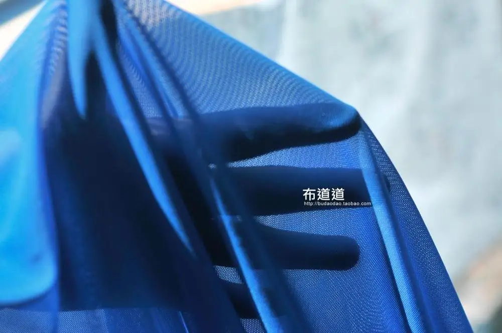 blue 160 см* 50 см фиолетовый 4 способ стрейч нейлон сетка ткань мягкая birdeyes подкладка нижнее белье чулки цвет кожи трикотаж сетчатый материал - Цвет: blue