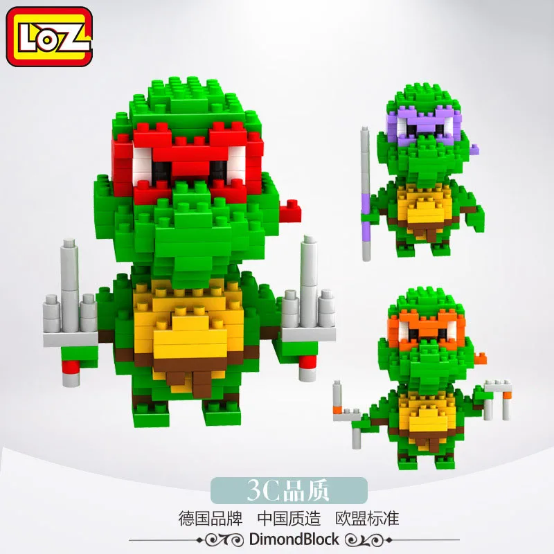 LOZ пластиковые алмазные строительные блоки в сборе фигурка Рафаэль Леонардо