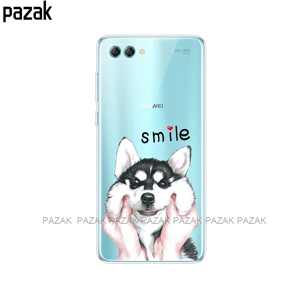 Силиконовый чехол для телефона huawei nova 2 lite 2 s, мягкая задняя крышка из ТПУ для nova 2 plus, чехол etui, бампер 360, полный защитный чехол - Цвет: 34351