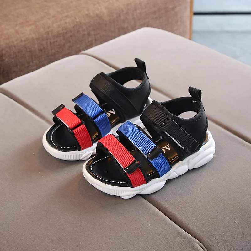 Новинка 2019 года брендовые летние сандалии для девочек Детские пляжные на мягкой