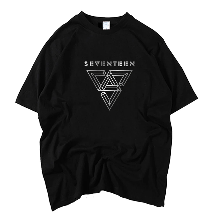 Новое поступление kpop seventeen we make you album такой же крупный логотип печать футболка с