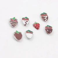 20pcslot mix fruit star moon designs alloy floating charm for floating memory living locket