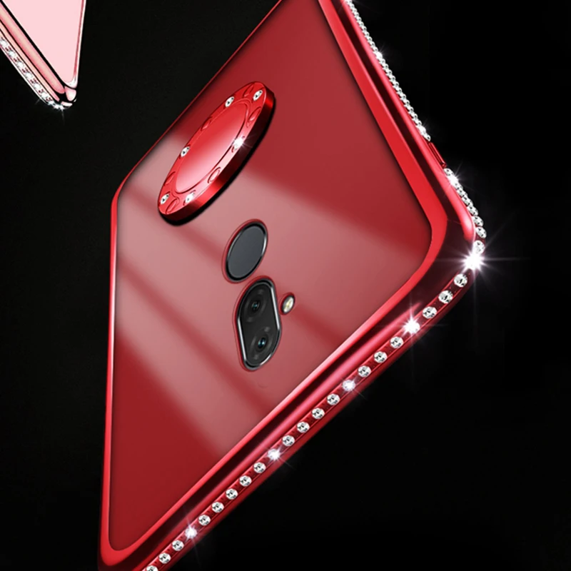 Rheinruby Блестящий силиконовый чехол для телефона huawei mate 20 20X Lite P20 Pro 8 9 10 Nova 3I Coses |