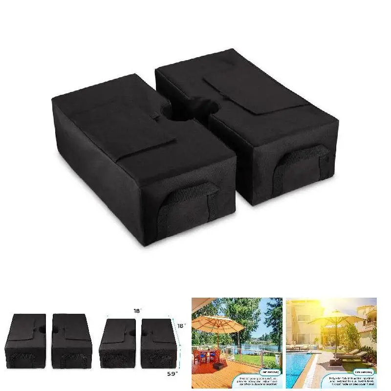 Newly 1 Pair Weight Sand Bags Tent Leg Weighted Canopy Foot Umbrella Stand For Outdoor Sun Shelter FMS19 | Спорт и развлечения