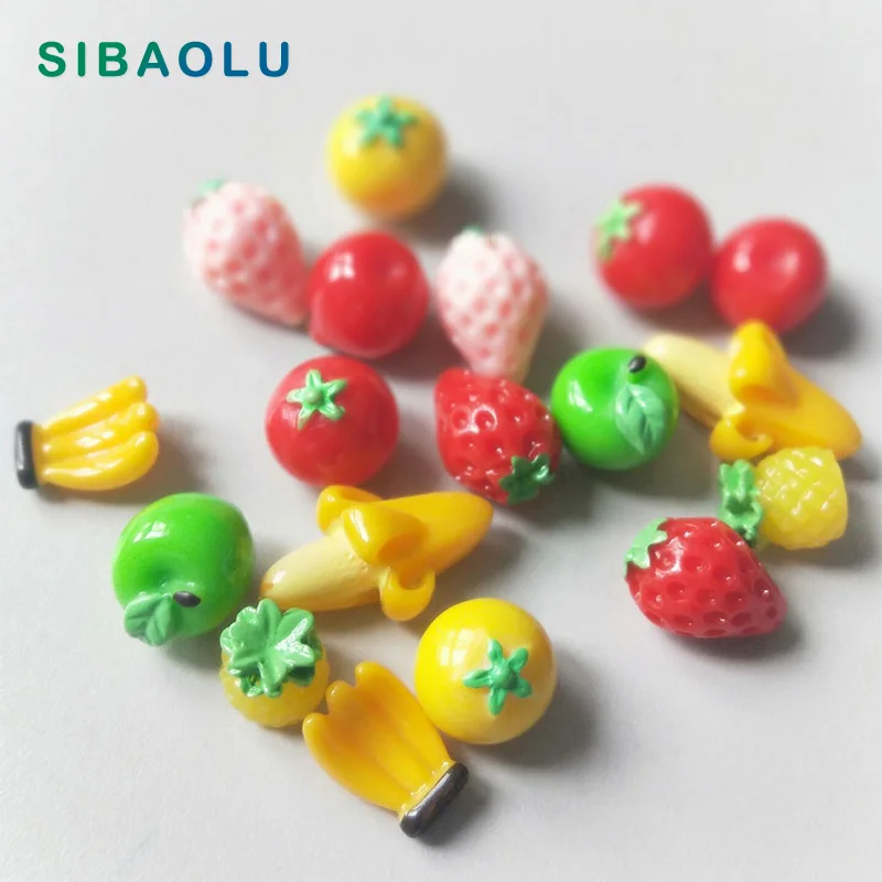 Миниатюрная фруктовая фигурка декоративный волшебный сад мох украшение