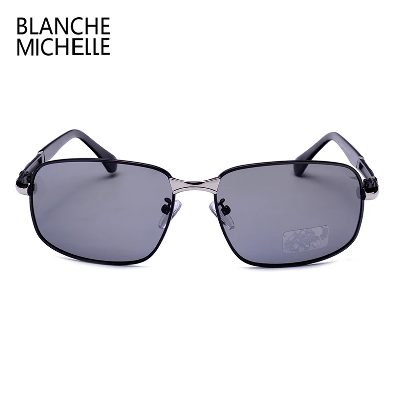 

Blanche Michelle Rectangle Polarized Sunglasses Men Luxury Brand designer 2020 New Vintage UV400 Sun Glasses Man oculos de sol