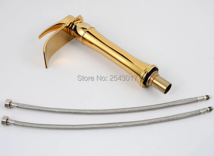 Водопад для ванной комнаты высокий смеситель раковины смесители воды с