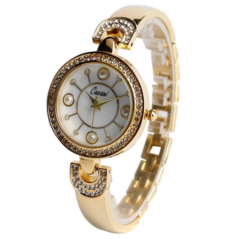 Женщины Часы Классические Хрустальные Браслет Мода Элегантные Сплава Дамы
