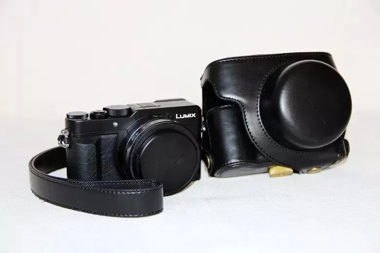 Высококачественный кожаный чехол для камеры Panasonic LUMIX LX100 DMC-LX100 камеры