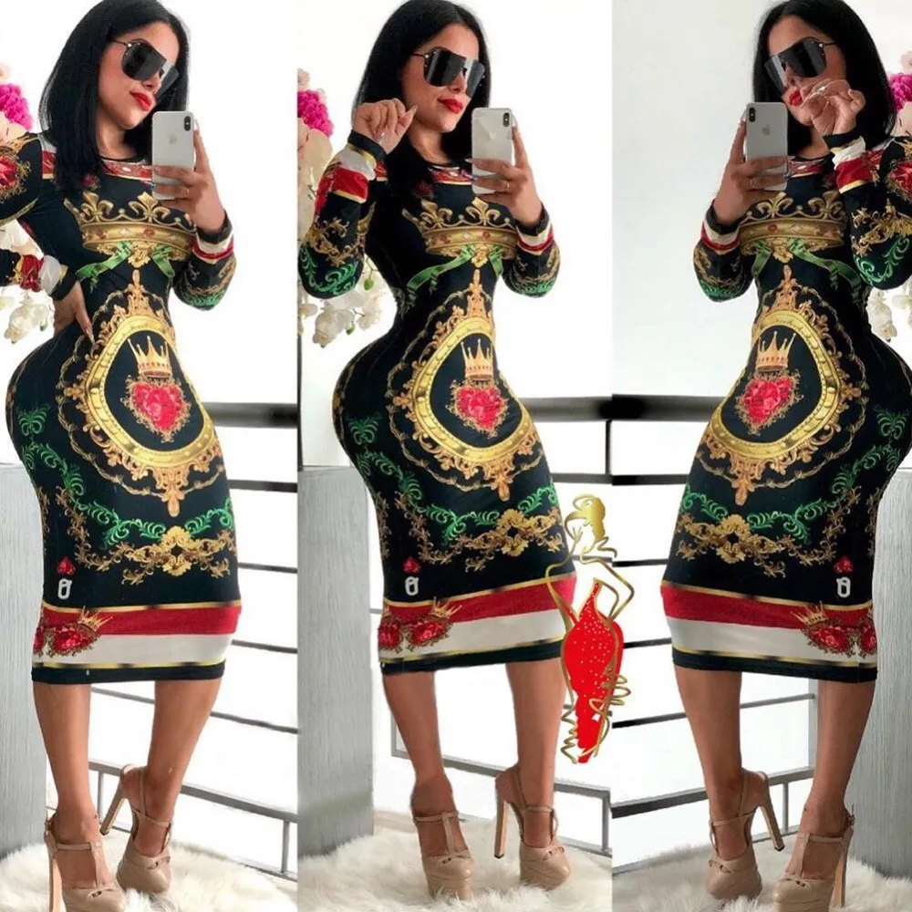 Размеры (S ~ XXXL) 2019 платья в африканском стиле Дашики повседневные для женщин и |