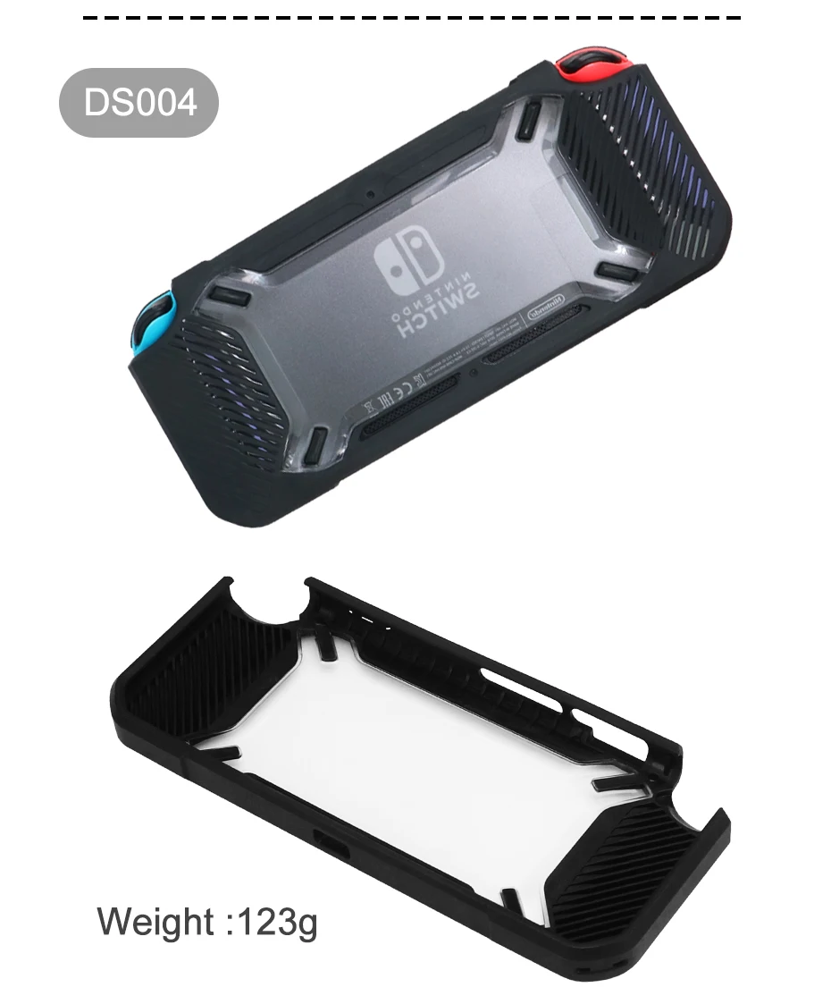 IKSNAIL для консоли nintendo Switch TPU/Crystal PC защитный чехол прозрачный жесткий 3 типа чехол для shand амортизация ударов