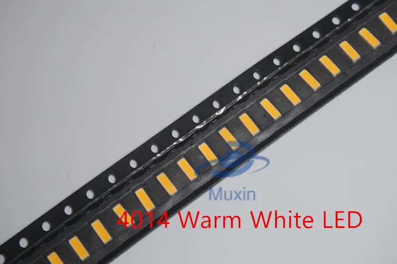 MX 500 шт./лот 0 2 W SMD 4014 LED Lamp Bead 23 26lm теплый белый Beads Chip DC3.0 3.4V|led white chip|beads free shippingsmd |