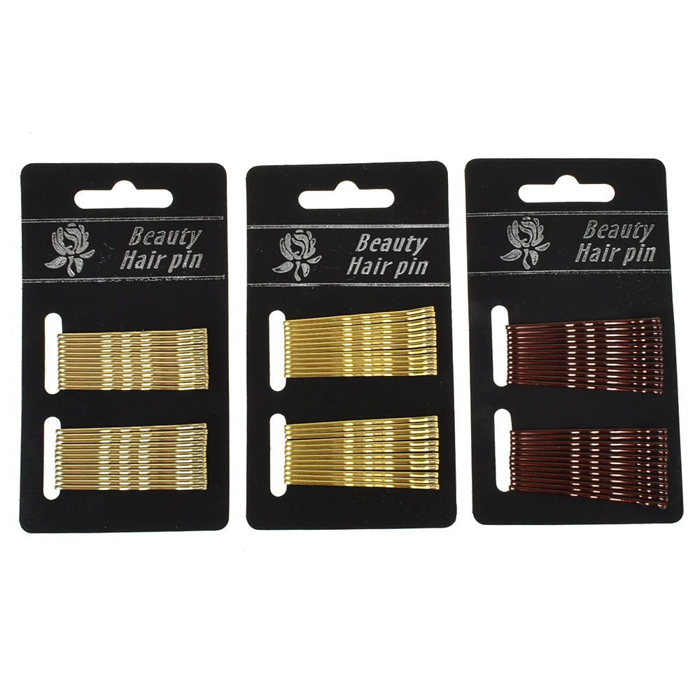 Золотая/серая/коричневая заколка для волос украшение укладки невидимка женщин