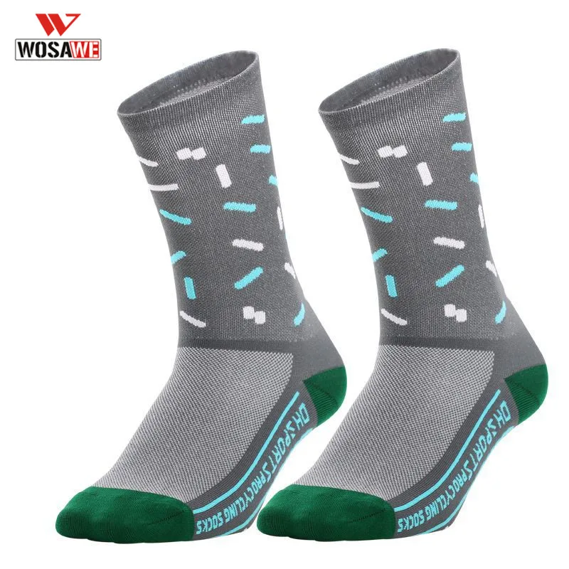 WOSAWE спортивные носки для верховой езды велосипедные до колена профессиональные