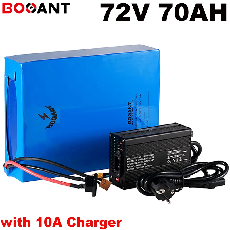 72V 70AH литиевая батарея для электровелосипеда Sanyo 18650 20S 20P 8000W 9000W с зарядным